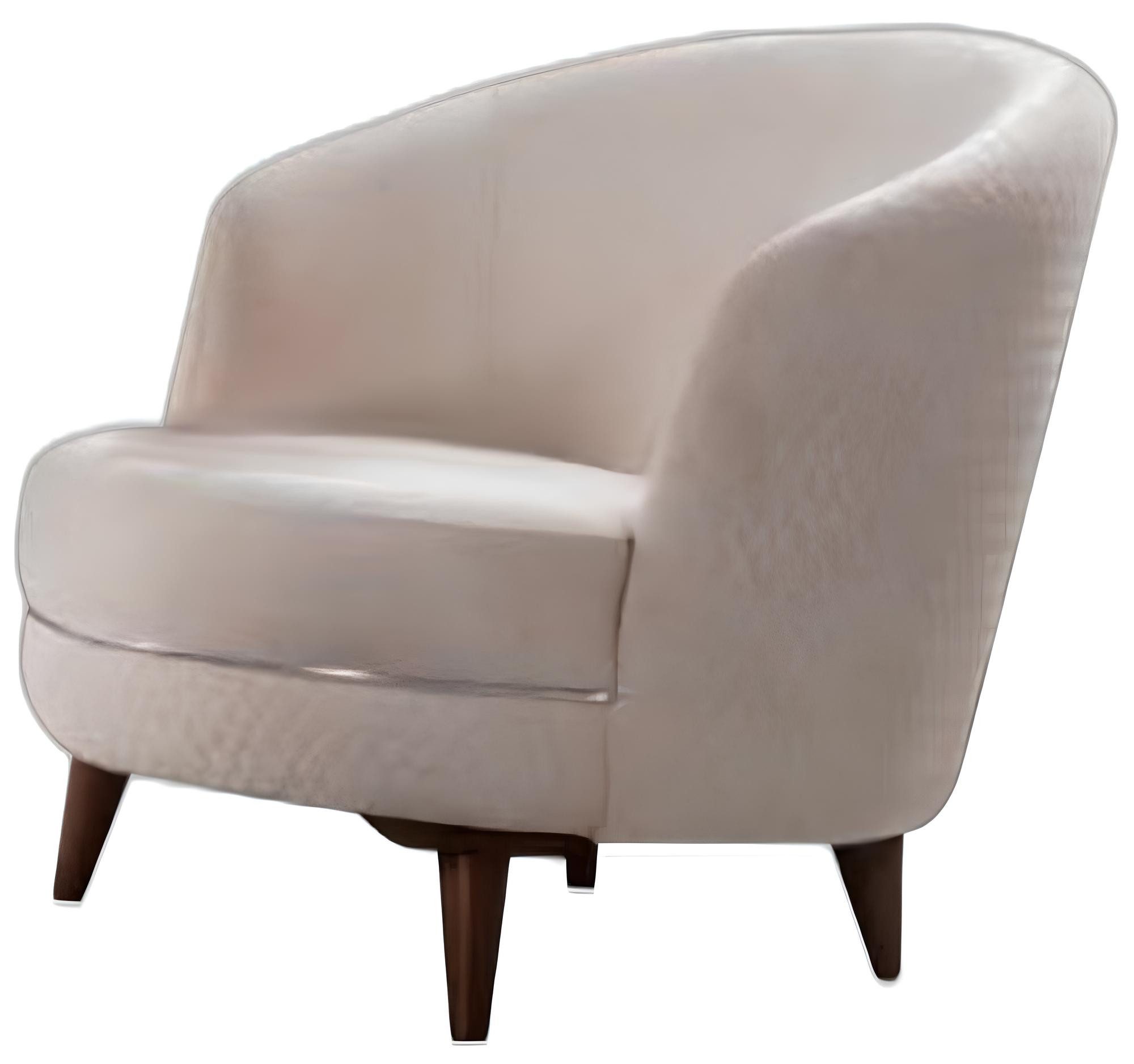 Xlmoebel Loungesessel Beiger Polstersessel mit modernem Design für stilvolles Wohnen (1-St., Sessel), Hergestellt in Europa