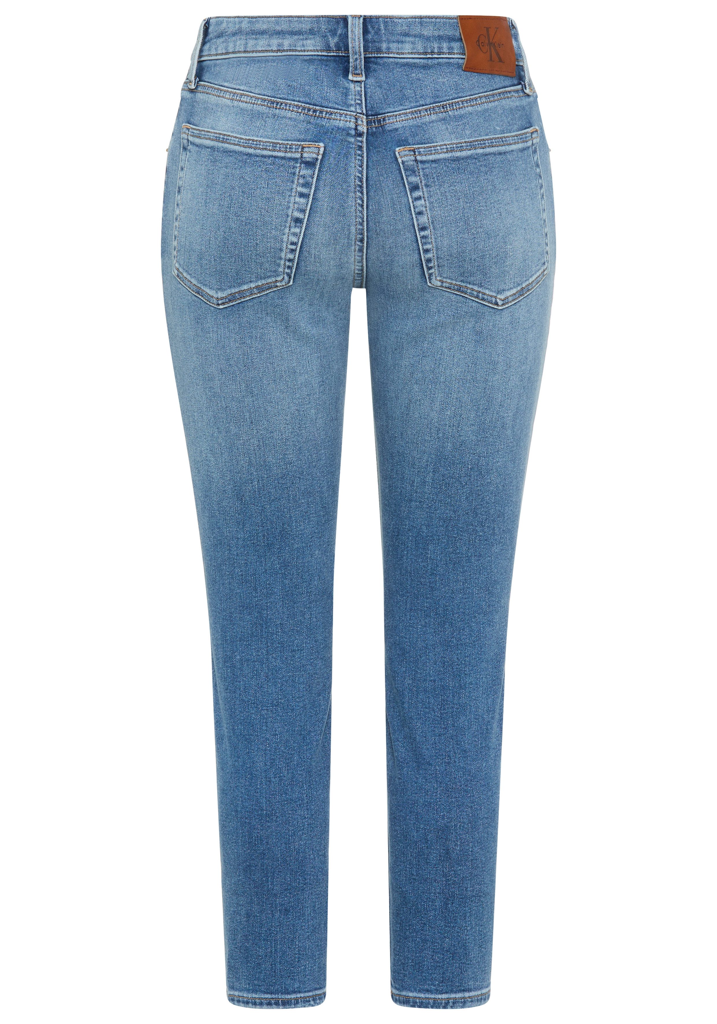 Calvin Klein Jeans Skinny-fit-Jeans MID RISE SKINNY Mit Gürtelschlaufen