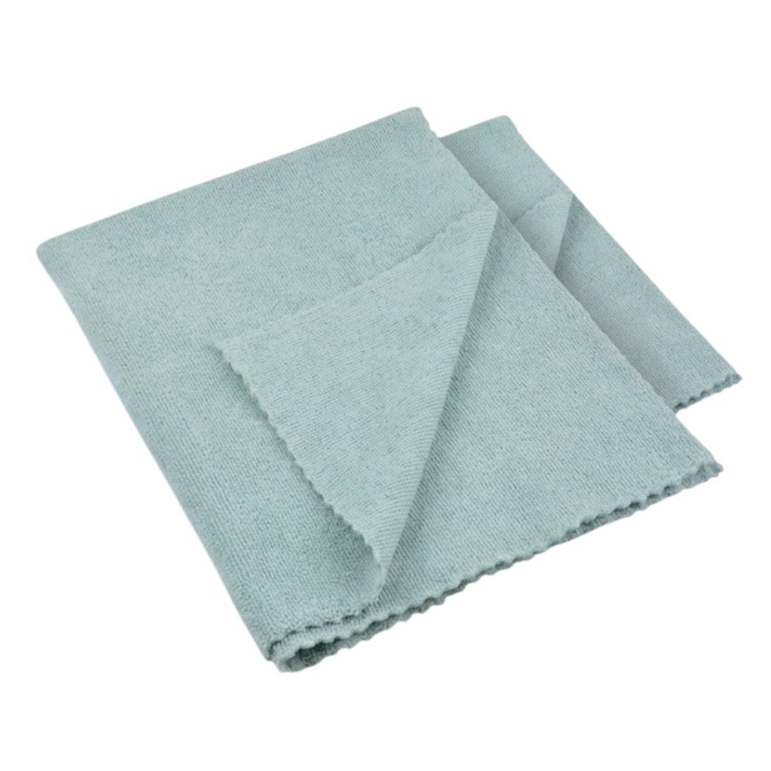 Macosa Home XL Mikrofasertuch 2er Set 50 x 60 cm Mintgrün oder Anthrazit Mikrofasertuch (Mikrofaser, 50x60 cm, Autotuch Glas Spiegel Edelstahl, 2-tlg., Putztuch Poliertuch Staubtuch Küchentuch, Ultra saugstark Maschinenwaschbar Reinigungstuch)