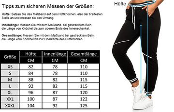 L.gonline Freizeitanzug Damen Trainingsanzug, Jogginganzug mit Kapuzenjacke, 0986 (Kapuzenjacke mit Reißverschluss, Hose, 2-tlg), Fitness Freizeit Casual