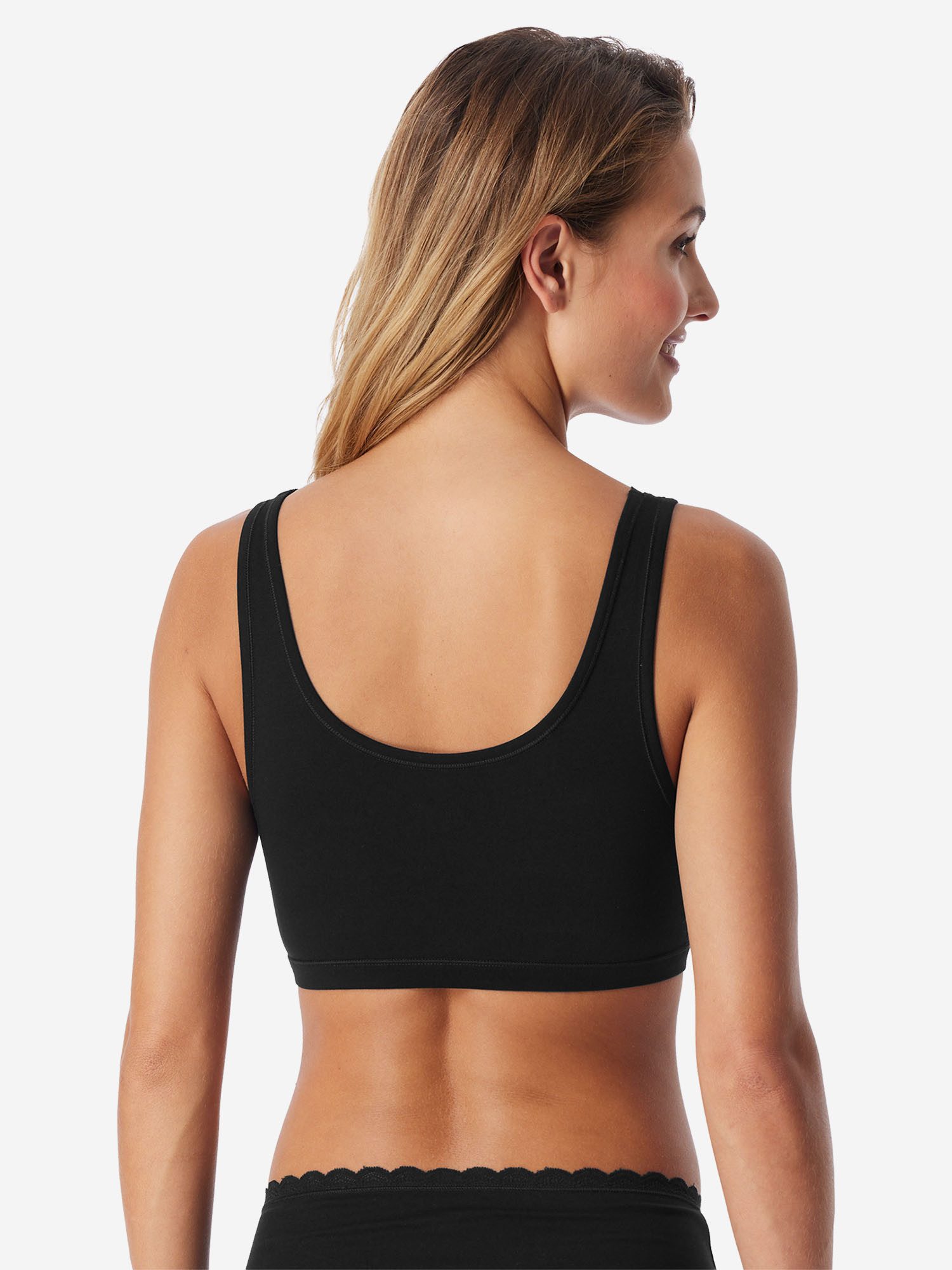 uncover by SCHIESSER Bustier Cotton Lace (4-tlg) BH, Bustier Top, Bustier‑BH
