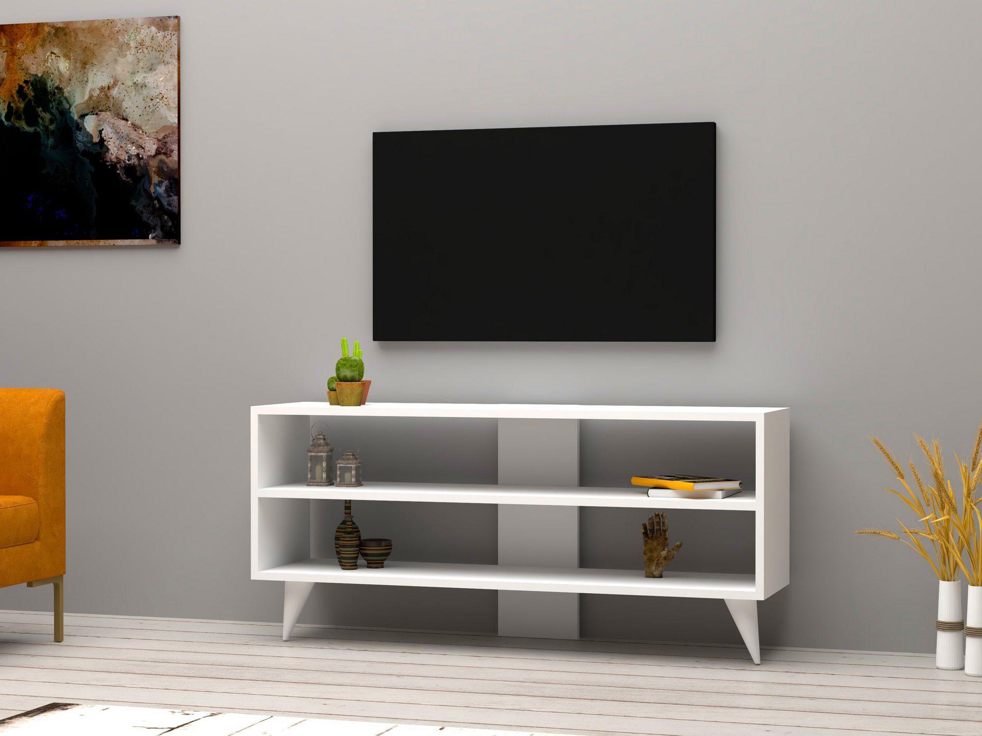 Skye Decor TV-Schrank Schränke, 50x120x29,6 cm, 100% Melaminbeschichtete Partikelplatte