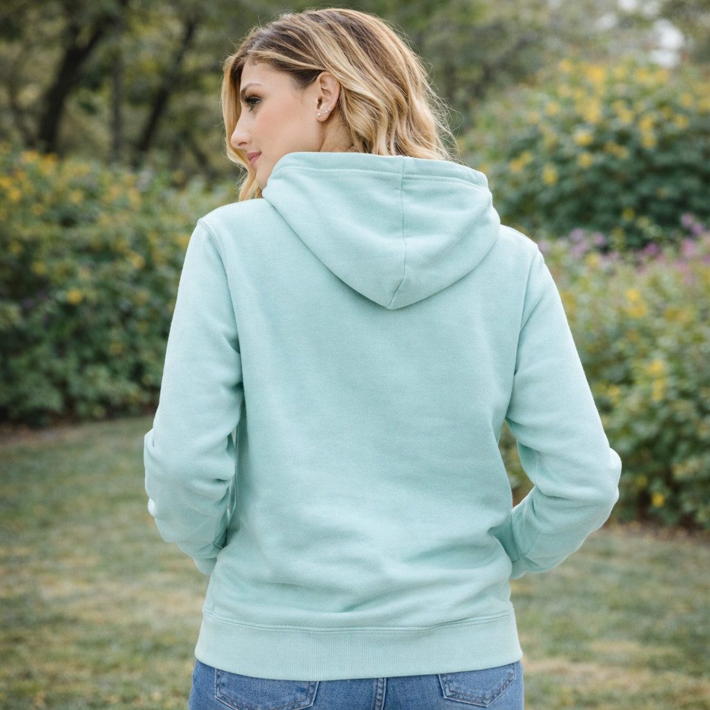 NexGenOutfits Hoodie Damen Fleece Pulli Kapuzenpullover Sweatjacke mit Reißverschluss