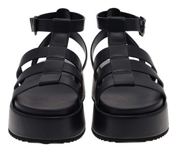 Buffalo NOA GREEK SANDAL Black Zehentrenner Vegane Damen Sandale