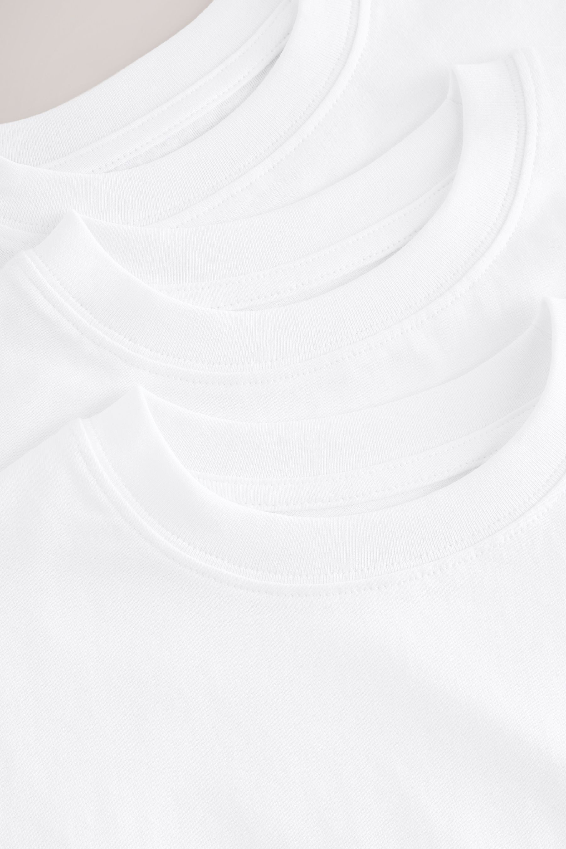 Next T-Shirt Relaxed Fit Kurzarm-T-Shirts, 3er-Pack (3-tlg)