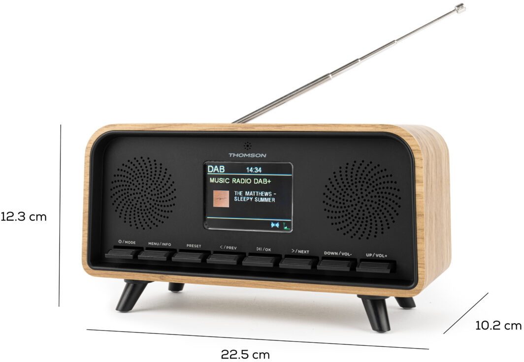 Radiowecker Bluetooth Radiowecker Lautsprecher RT850DABBT Retro DAB TH389708