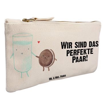 Mr. & Mrs. Panda Kosmetiktasche Größe S Klein Milch Keks - Weiß - Geschenk, Makeup, Kosmetiketui, Sti (1-tlg), Diverse Größen