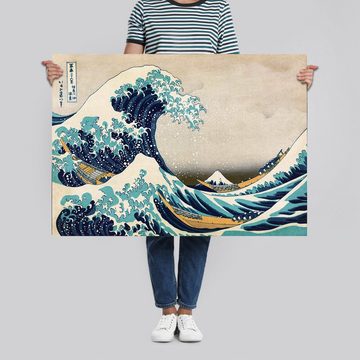 Close Up Poster Great Wave Off Kanagawa Poster Katsushika Hokusai 91,5 x 61