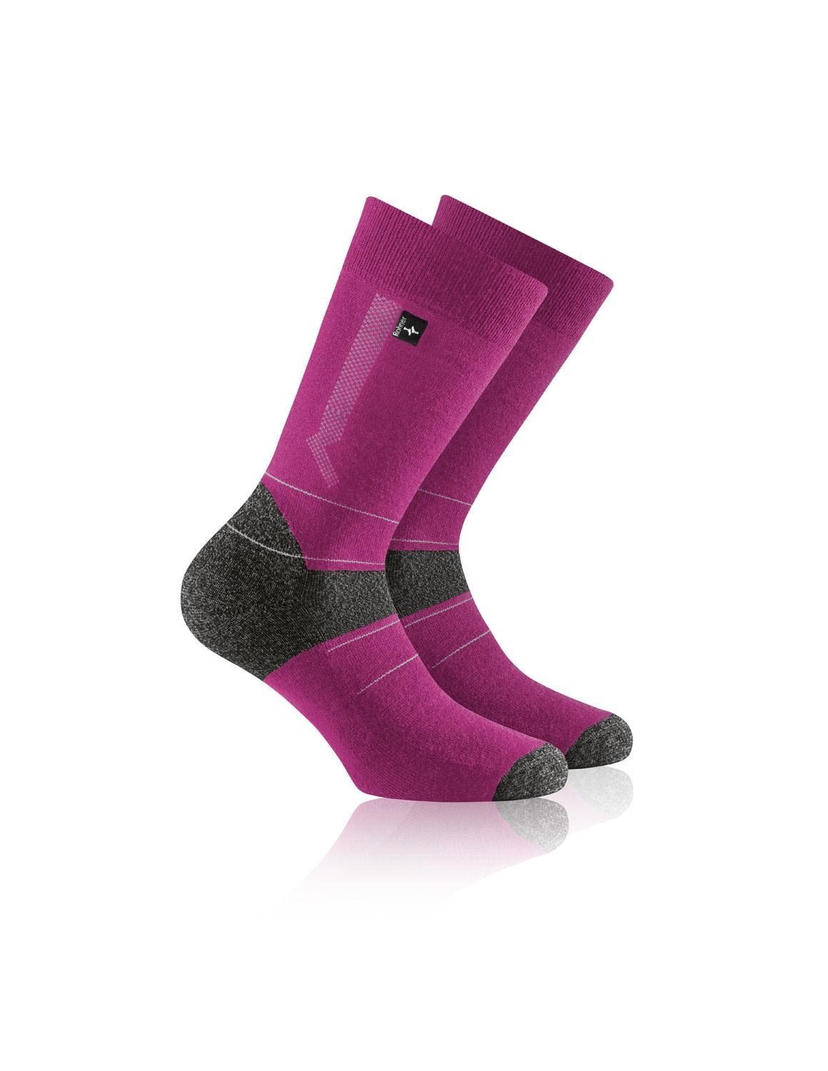 Rohner Socks Thermosocken Rohner Nordic Light Kompressionssocken Purple