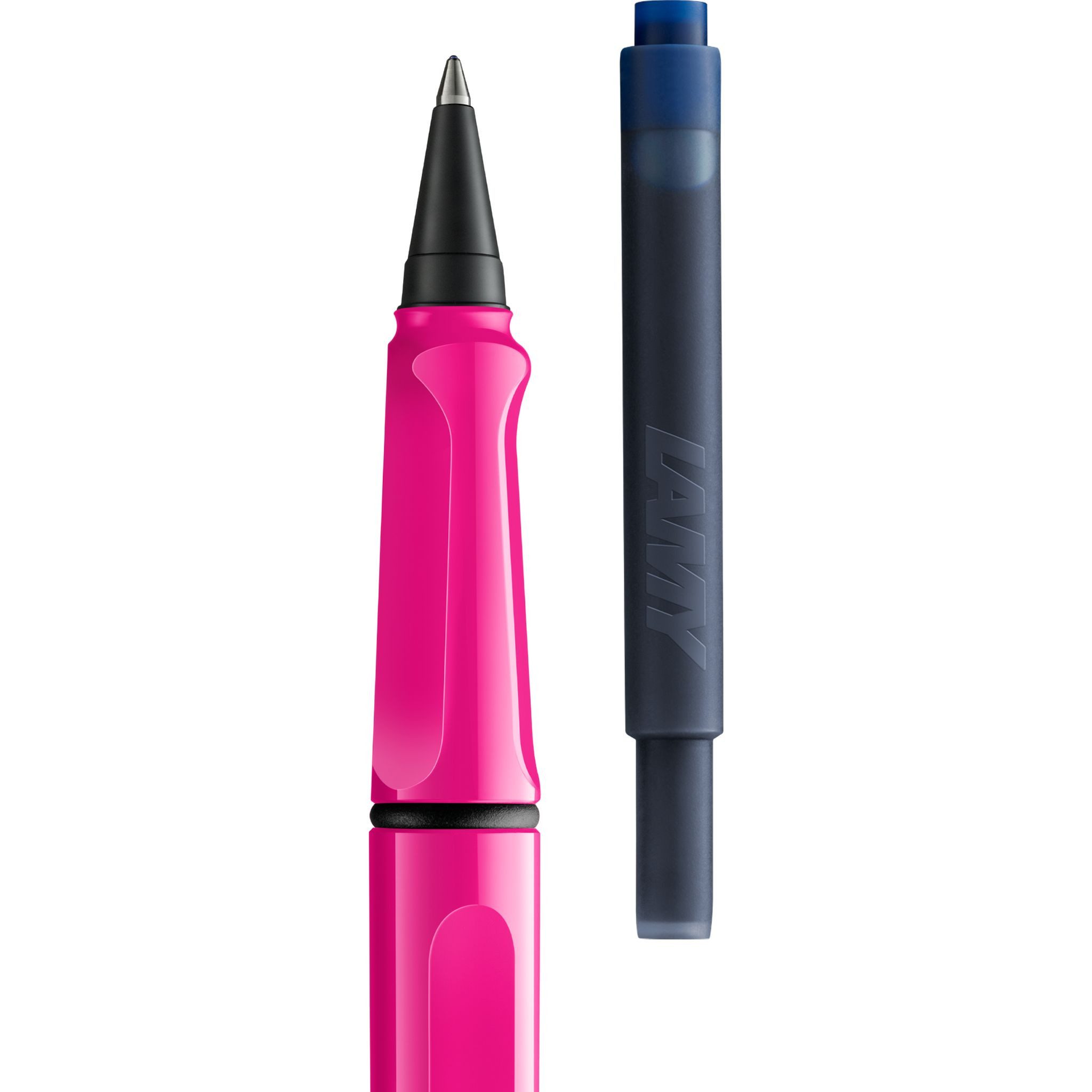 LAMY Tintenroller LAMY Tintenroller Safari Pink ROLL-INK Füller ergonomisch mit löschbar