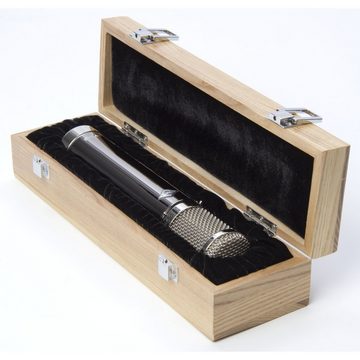 Fame Audio Mikrofon (Pro Series VT-12, Röhrenmikrofon in Anthrazit, Echtkondensator, Multi-Pattern, 20-20.000Hz, XLR 3 Pol, für Einsteiger und Fortgeschrittene, inklusive Etui), Röhrenmikrofon, Echtkondensator, Multi-Pattern