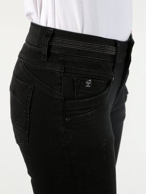 Miracle of Denim Stretch-Jeans MOD JEANS SUZY black denim AU20-2012.364