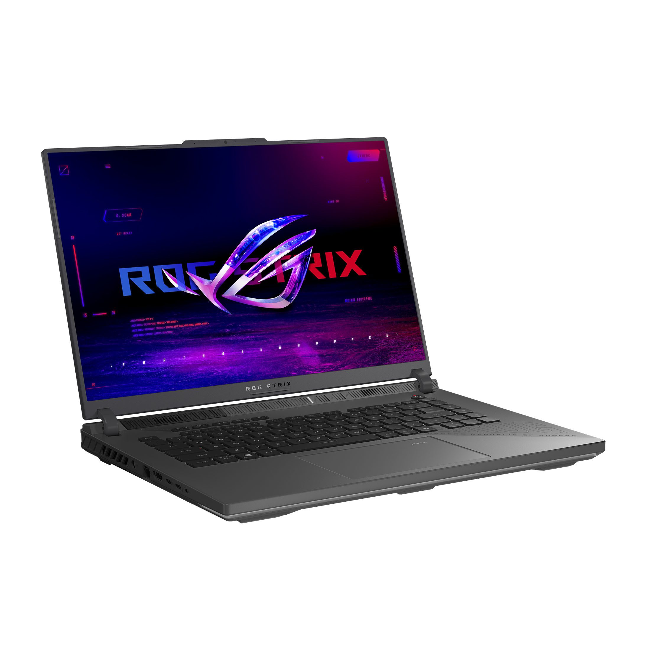 Asus ROG Strix G16 - 16" WUXGA - AMD Ryzen 9 8940HX - GeForce RTX 5060 Gaming-Notebook (40,64 cm/16 Zoll, AMD Ryzen™ 9 8940HX, GeForce RTX™ 5060, 16 GB, 500 GB SSD)