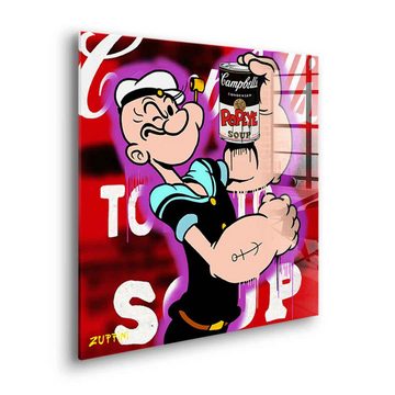 DOTCOMCANVAS® Acrylglasbild Popeye Soup - Acrylglas, Acrylglasbild Popeye Soup Pop Art Comic Wandbild