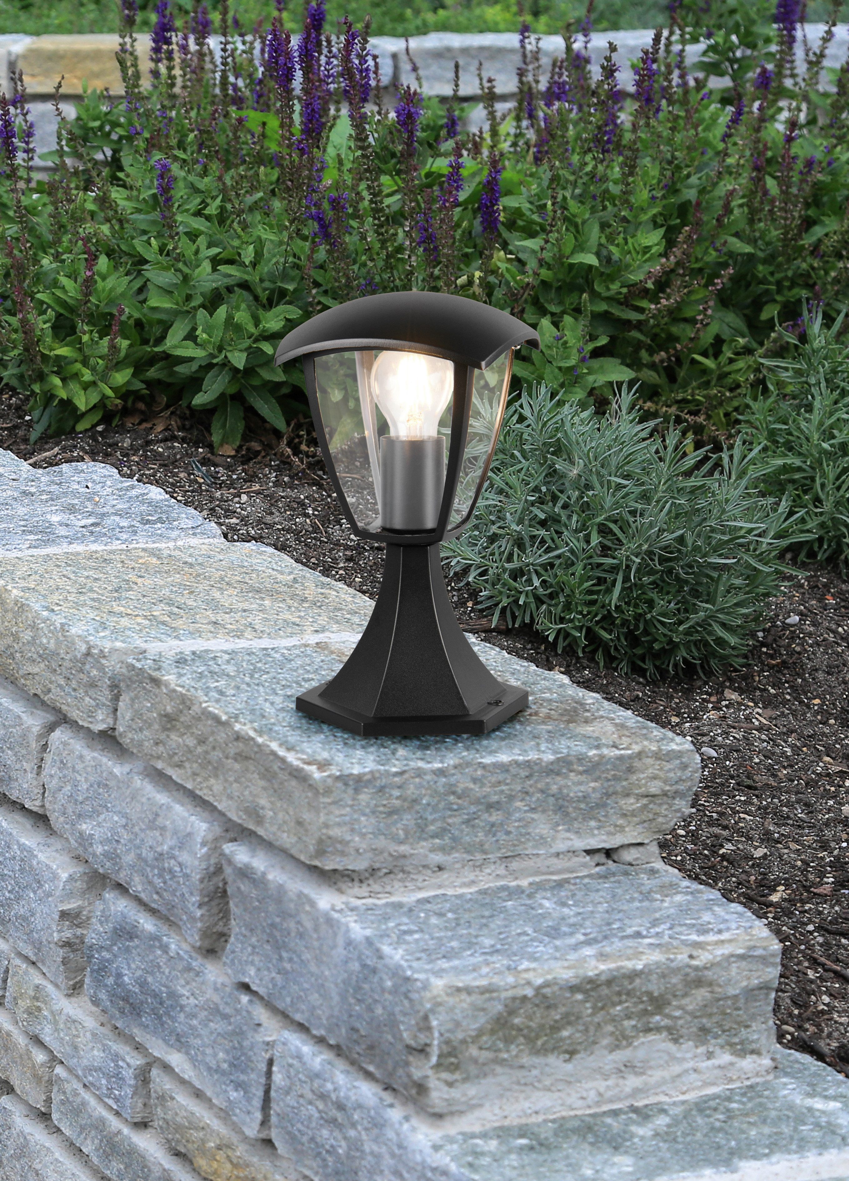 lightling Außen-Stehlampe Vera, ohne Leuchtmittel, 30 cm, hochwertiges Druckguss-Aluminium, IP44 Schutz