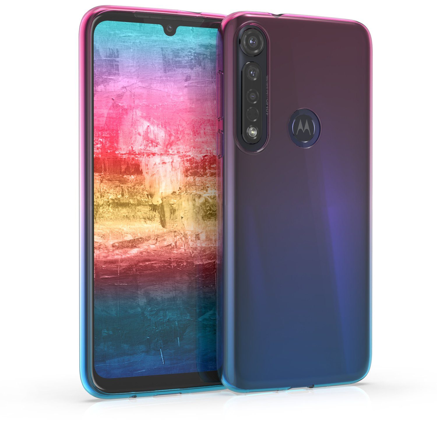 kwmobile Handyhülle, Hülle für Motorola Moto G8 Plus - TPU Silikon Handy  Schutzhülle Cover Case - Zwei Farben Design online kaufen | OTTO