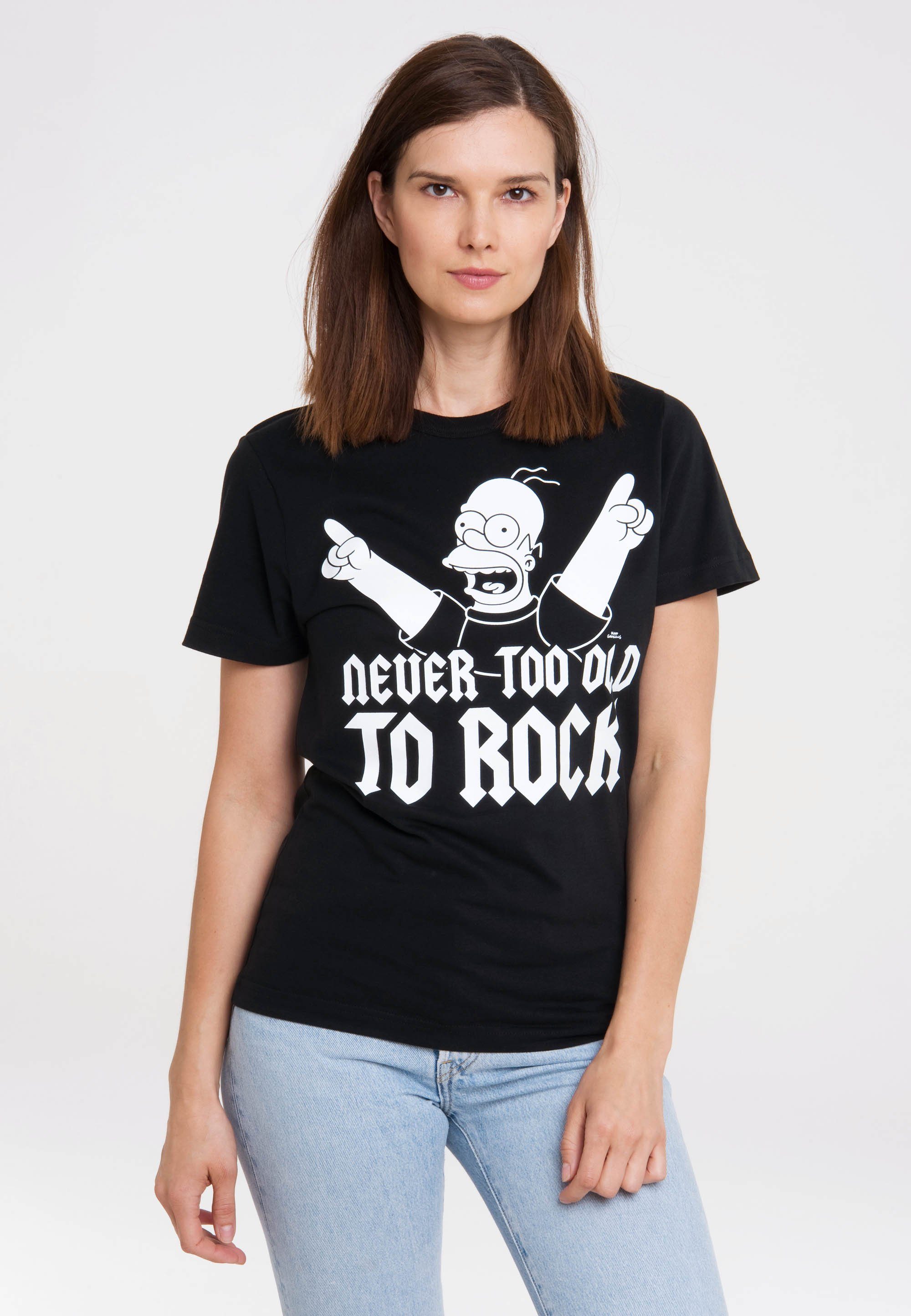 LOGOSHIRT T-Shirt Simpsons - Homer Simpson mit lizenziertem Print