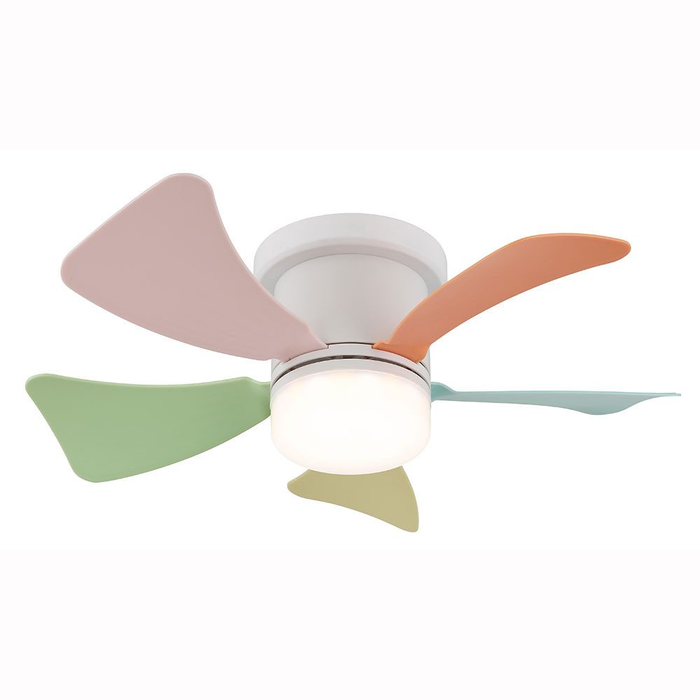 GLOBO LIGHTING Deckenleuchte, LED-Leuchtmittel fest verbaut, Warmweiß, Neutralweiß, Tageslichtweiß, Deckenventilator Deckenleuchte LED Wohnzimmerlampe Dimmbar