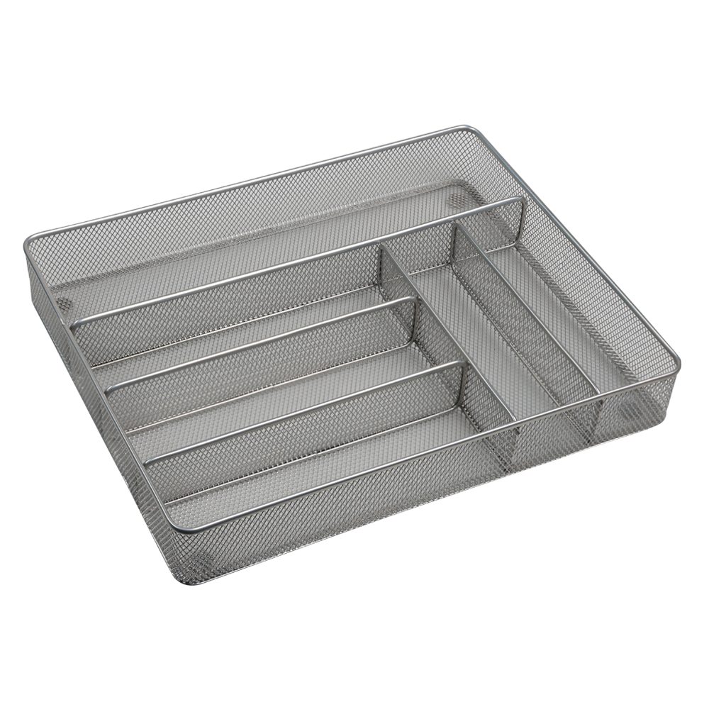 KESPER® Besteckeinsatz Besteckkasten mit 6 Fächern aus Metall (1 St), Organizer mit durchdachter Fächeraufteilung