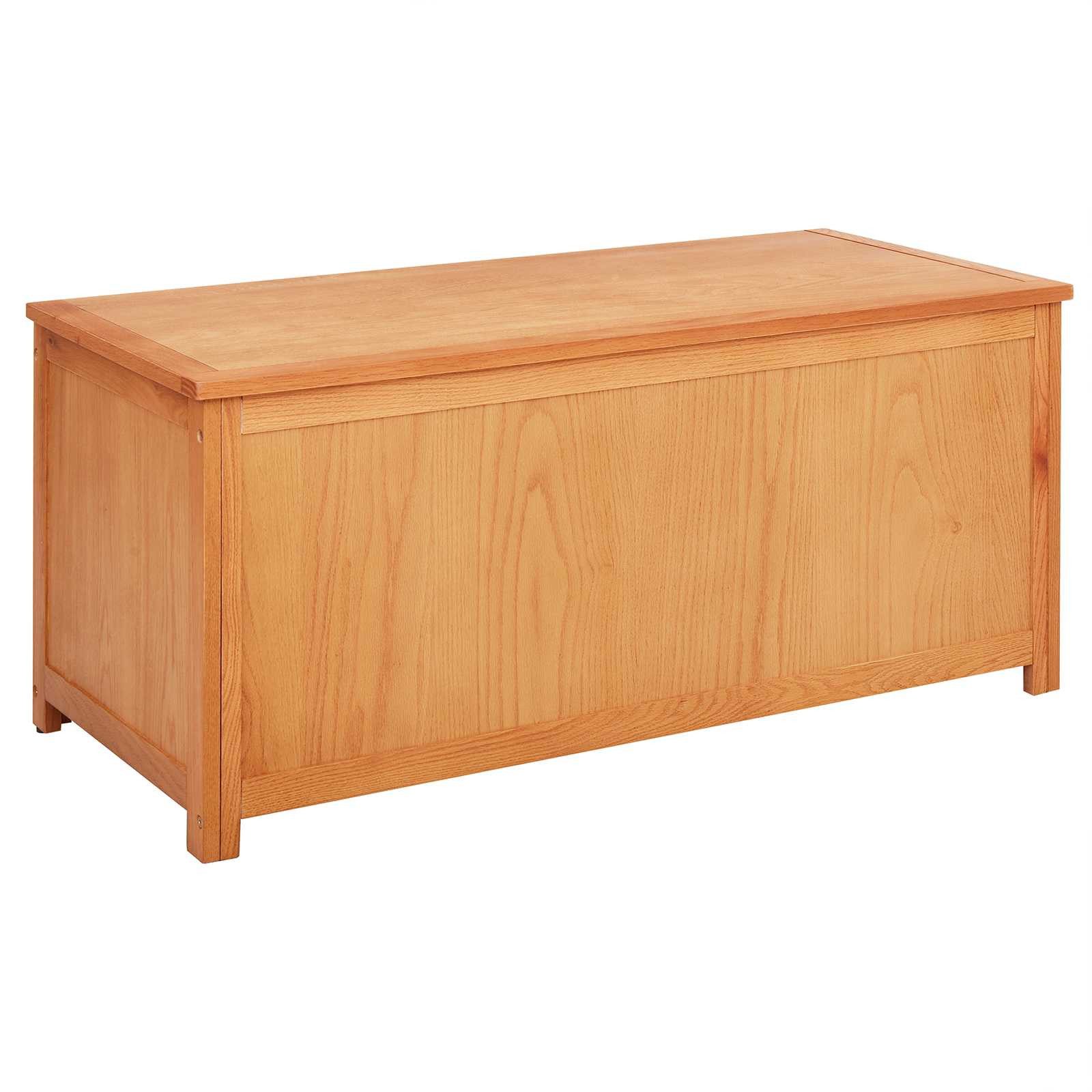vidaXL Seitenschrank Aufbewahrungsbox 110 x 45 x 45 cm Massives Eichenholz (1-St)