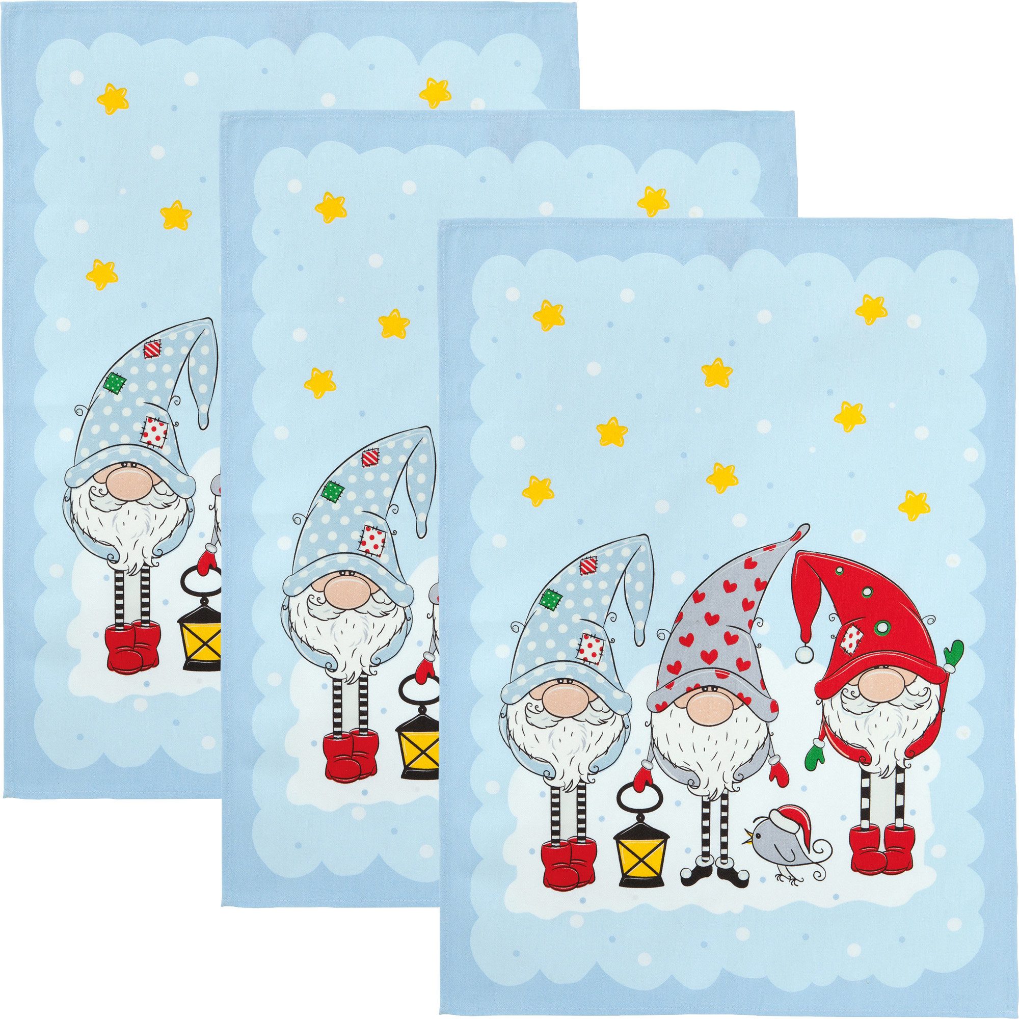 Erwin Müller Geschirrtuch Geschirrtuch 3er-Pack, Baumwolle Motiv günstig online kaufen