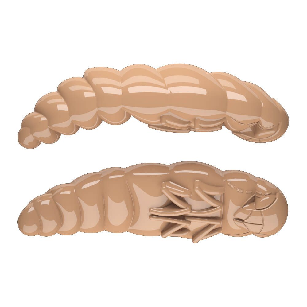 Libra Lures Kunstköder Libra Lures Largo 35 Gummilarven Käse schwimmend, (10-St)