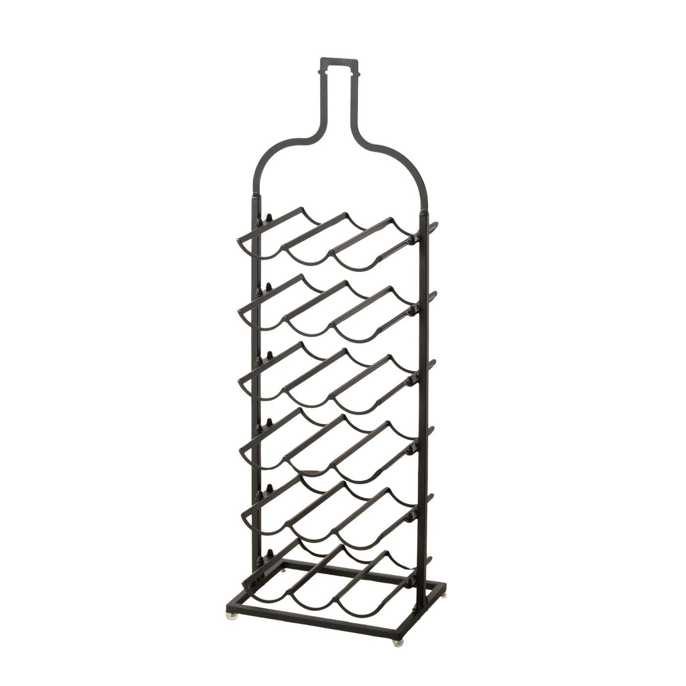 BOLTZE GRUPPE GmbH Weinregal Weinregal BOTELLA aus Metall in Flaschenform, H. 91 cm