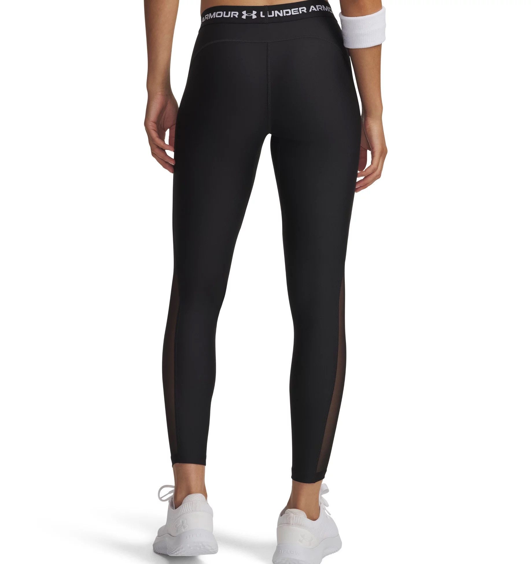 Under Armour® Trainingstights HEATGEAR MESH LEGGING sportlicher Stil, für Sportmode, mit Elasthan-Anteil