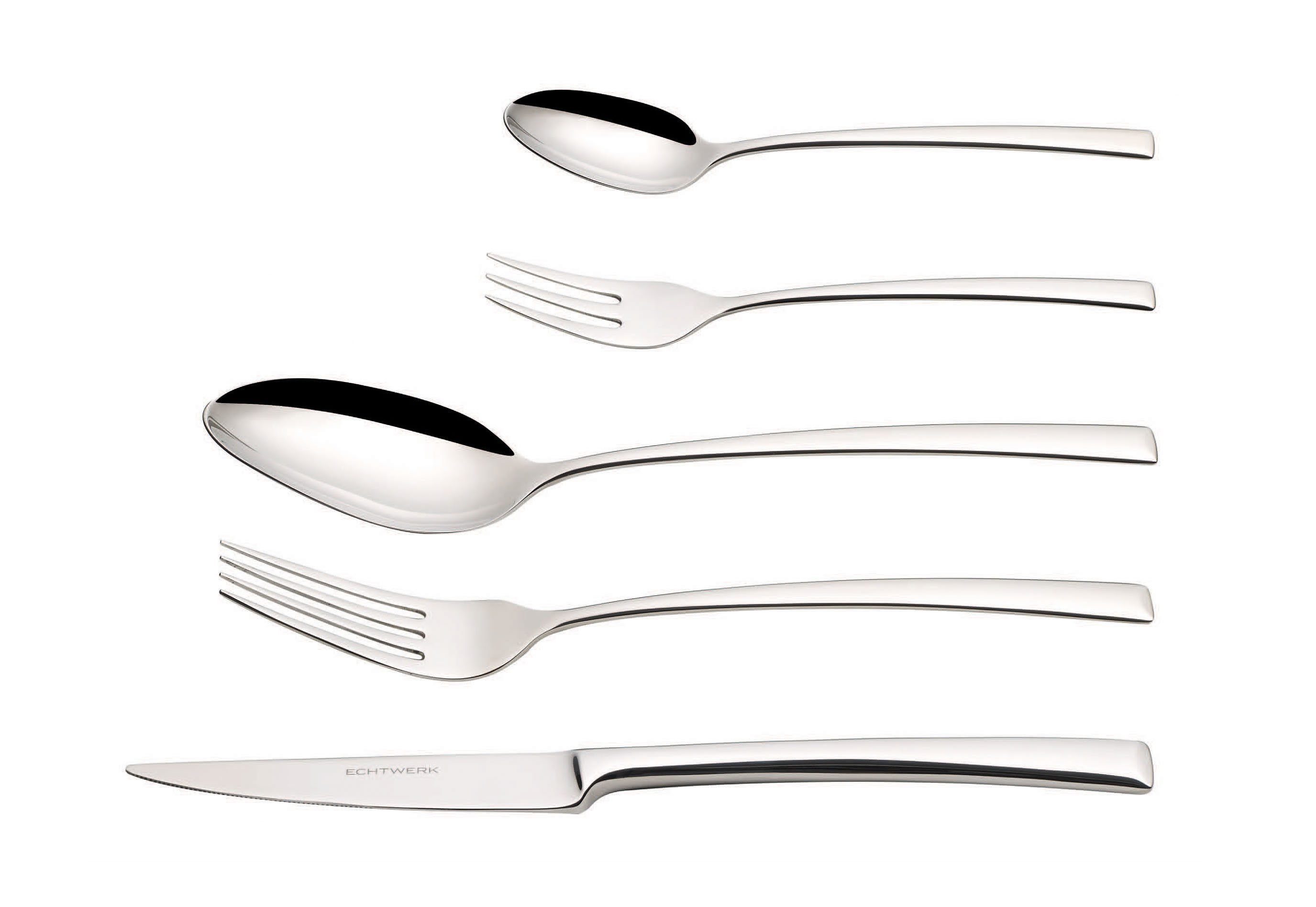 ECHTWERK Besteck-Set Avelino (30-tlg), 6 Personen, Edelstahl 18/10, Tafelbesteck, inkl. Geschenkkassette