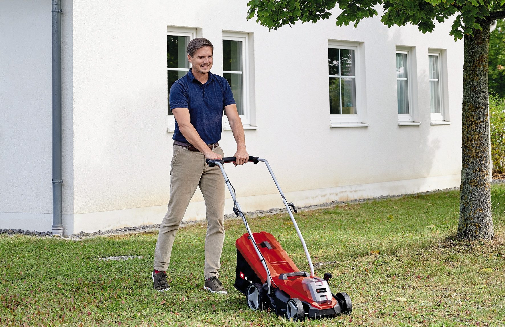 Einhell Akkurasenmäher GE-CM 18/33 Li-Solo, 33 cm Schnittbreite, ohne Akku und Ladegerät – Bild 4 von 5