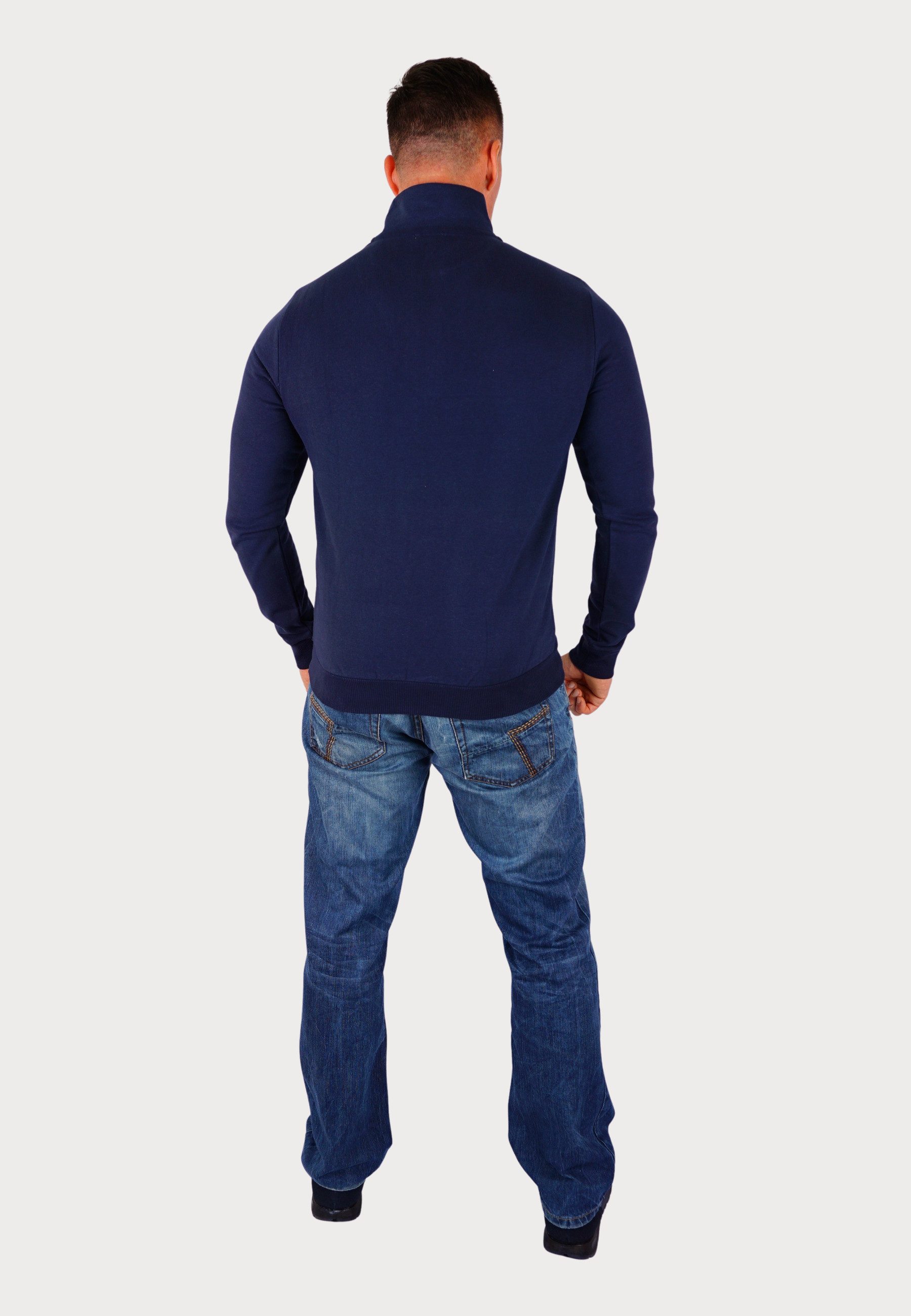 U.S. Polo Assn. Sweatshirt Pullover Sweater Half Zip (1-tlg)