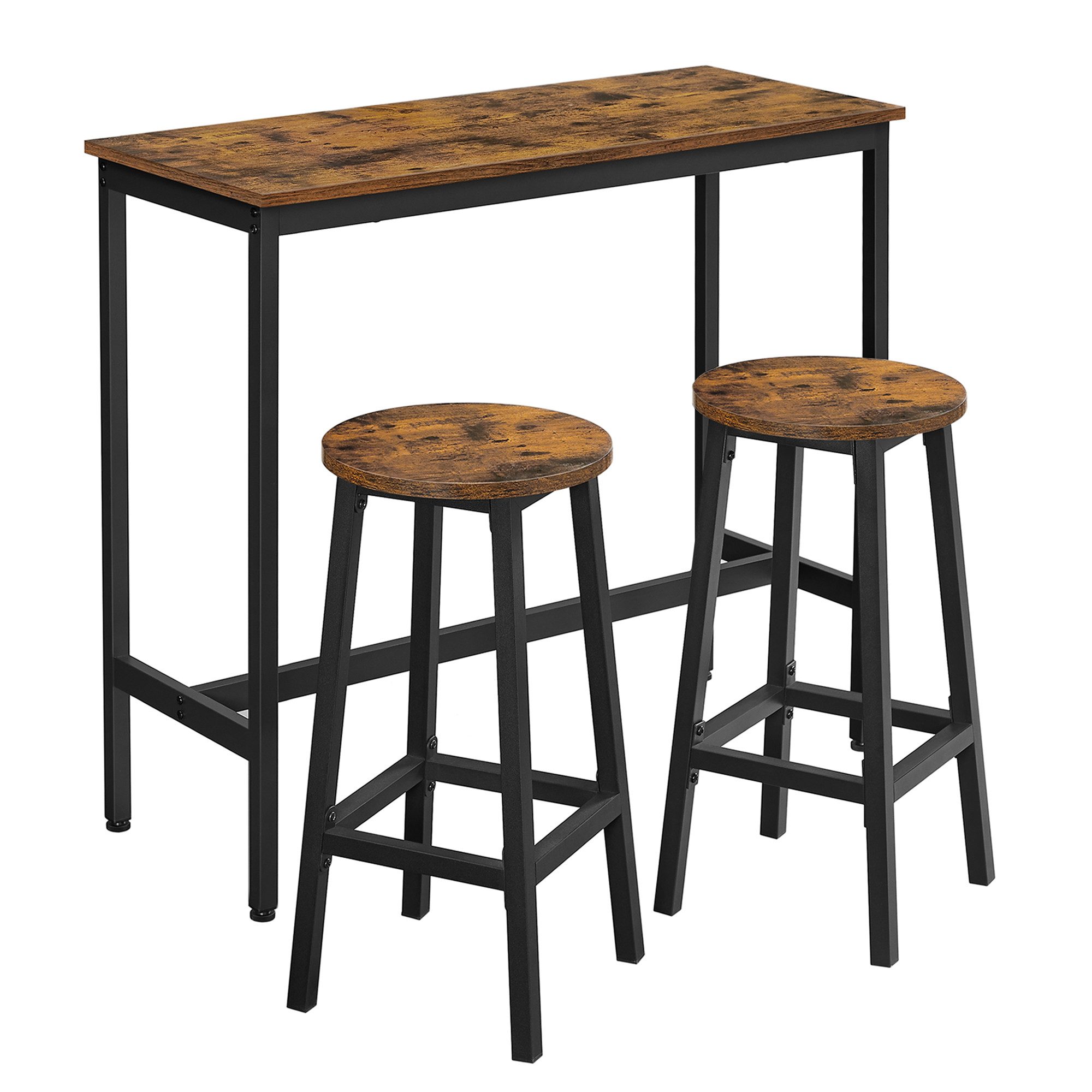 VASAGLE Bartisch Küchentisch-Set, Stehtisch(100 x 40 günstig online kaufen