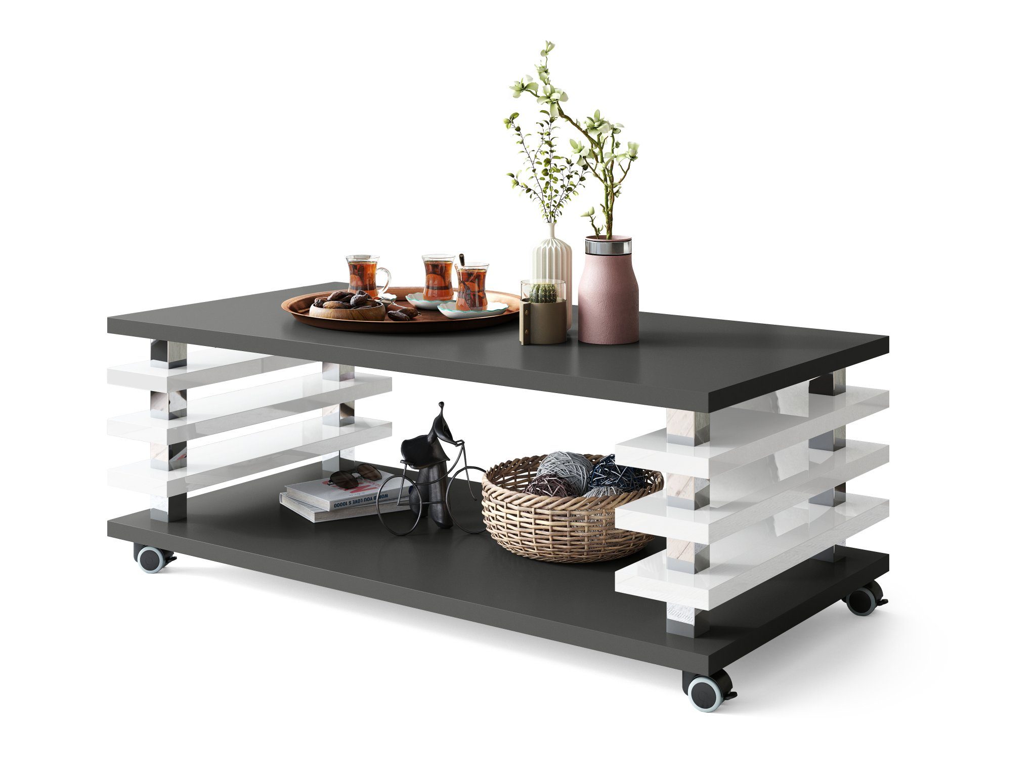designimpex Couchtisch DC-3 Design Wohnzimmertisch Tisch günstig online kaufen