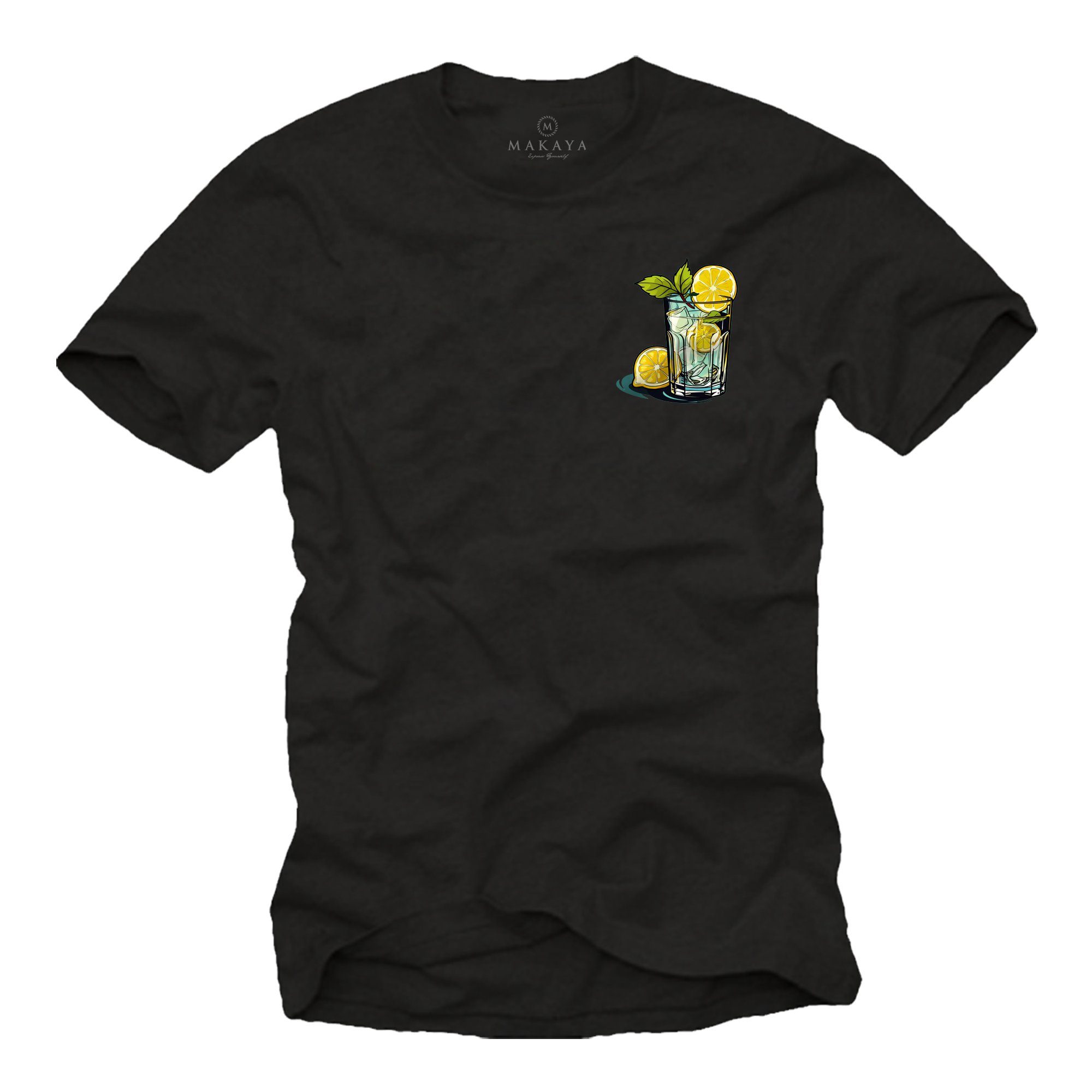 MAKAYA T-Shirt Herren Gin Tonic Gläser günstig online kaufen