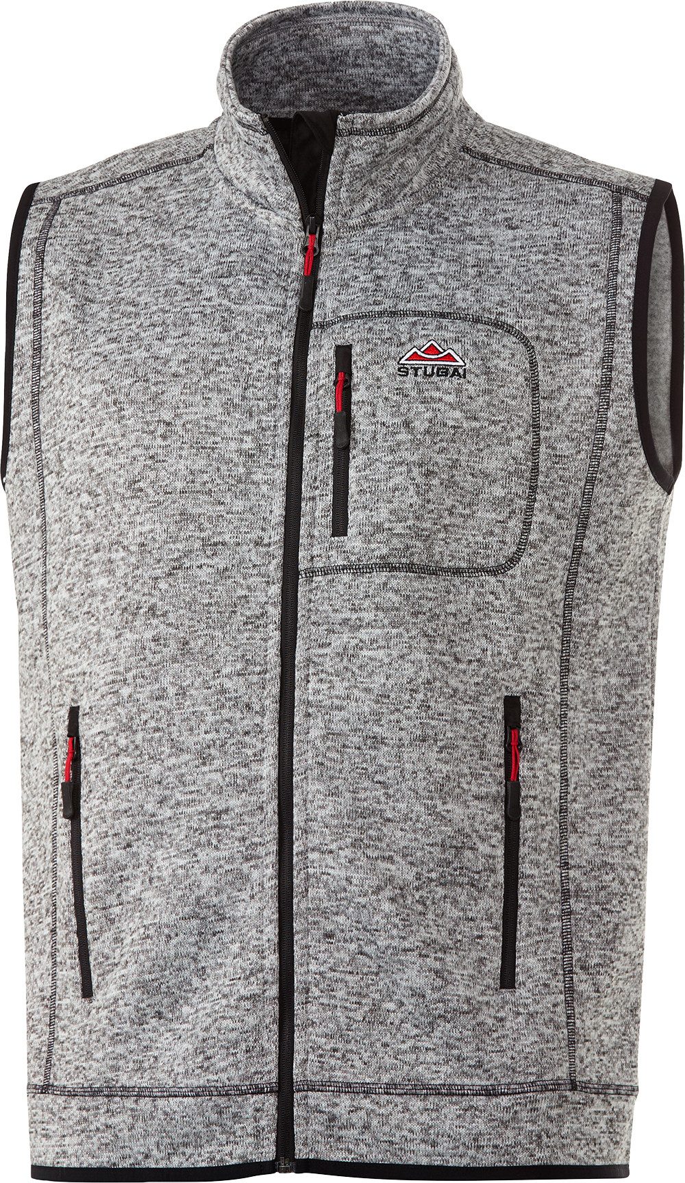 Stubai Fleeceweste bequeme und atmungsaktive Strickfleece-Weste