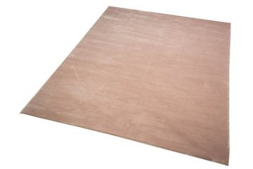 Teppich Teppich Wohnzimmerteppich Läufer uni rosa, Carpetia, rechteckig, Höhe: 13 mm