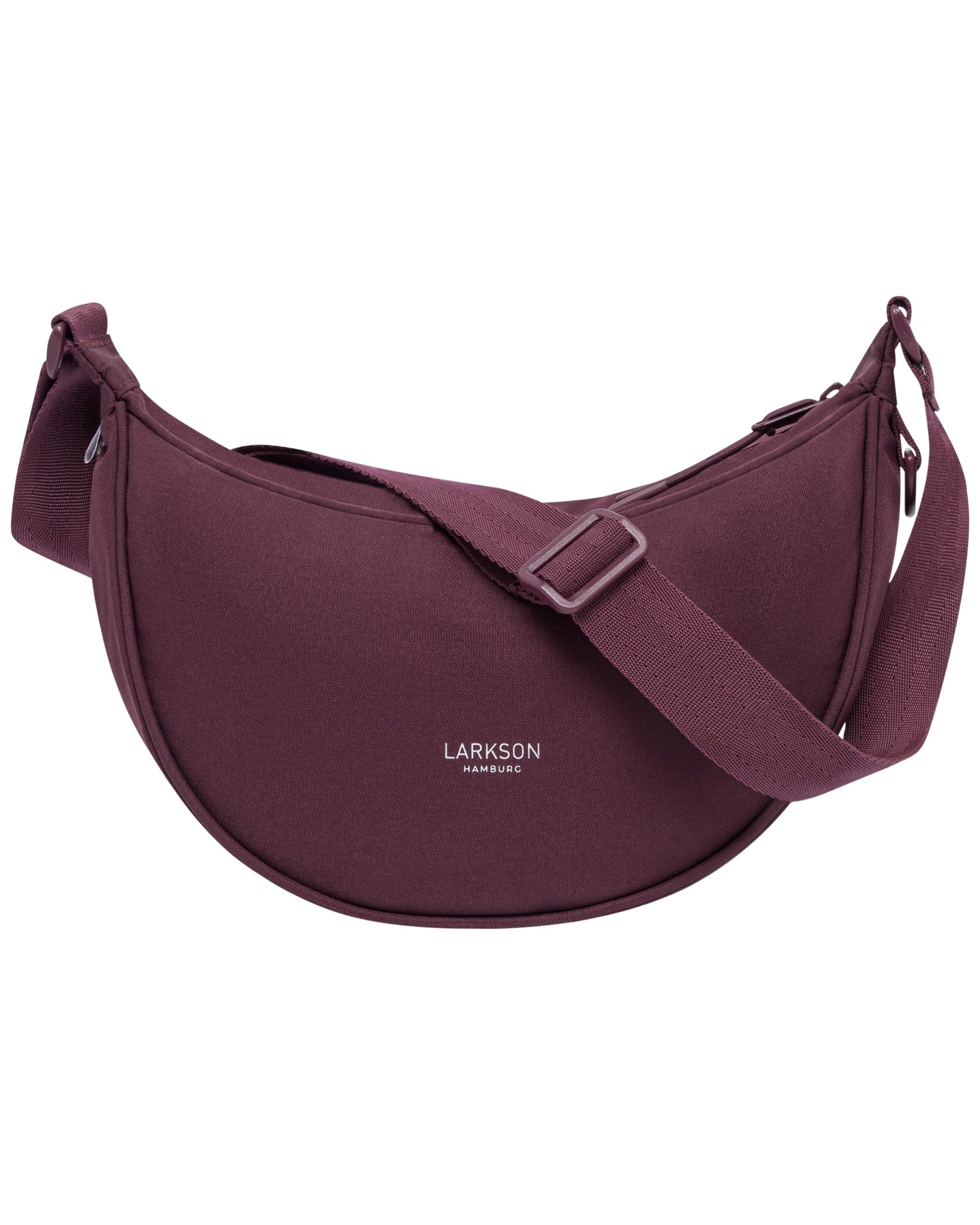 LARKSON Umhängetasche Solveig Small Halbmondtasche für Damen und Herren, Stylische Crossbody Bag in Halbmond Form