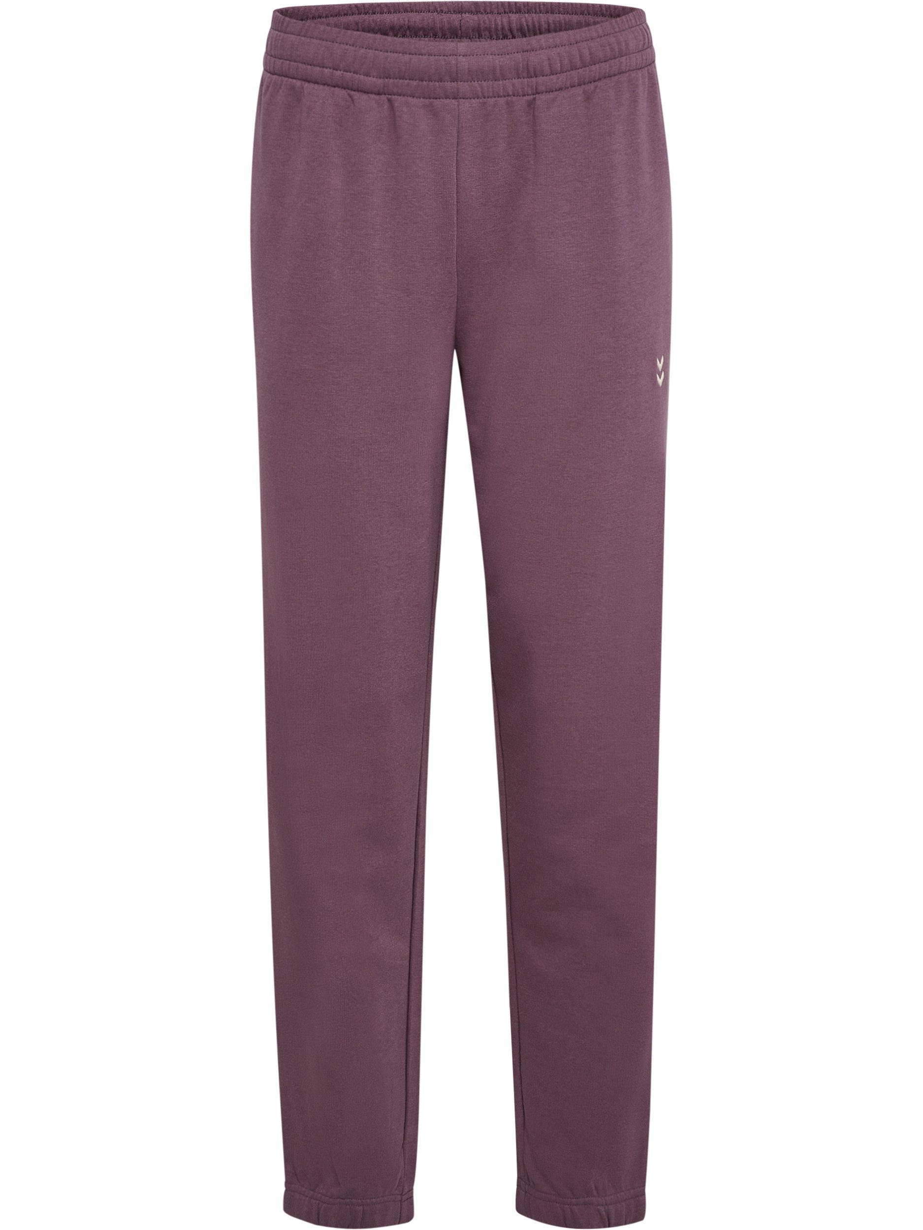 hummel Jogginghose HMLPULSE W SWEAT PANTS mit gesticktem Chevron-Logo, aus Baumwolle und Polyester