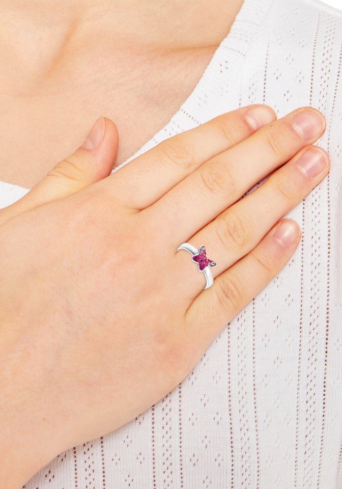 Prinzessin Lillifee Fingerring Schmetterling, mit Preciosa Crystal