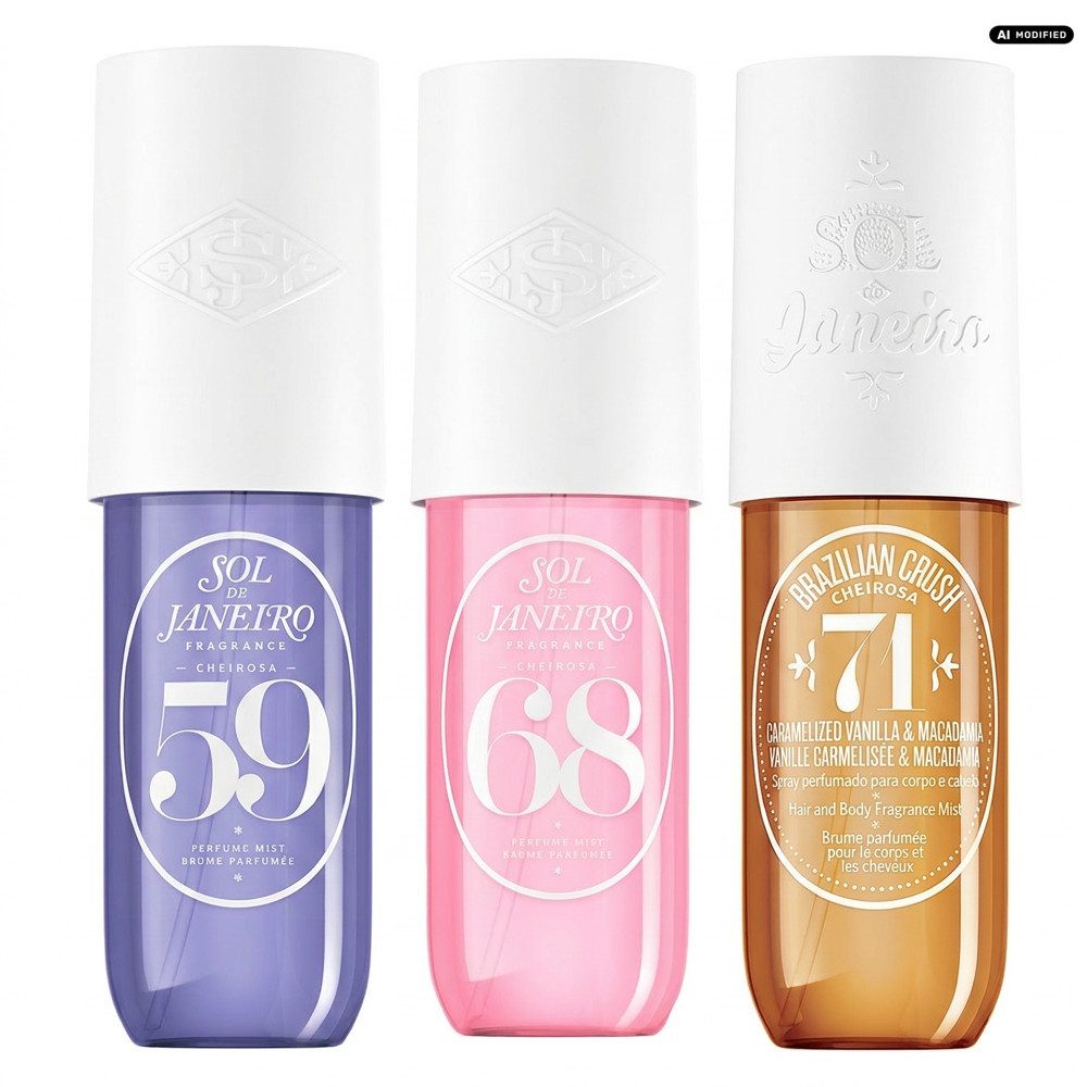 Sol de Janeiro Gesichts- und Körperspray Sol de Janeiro Cheirosa Trio Duft Set, Drei ikonische Body Mists in einem Set