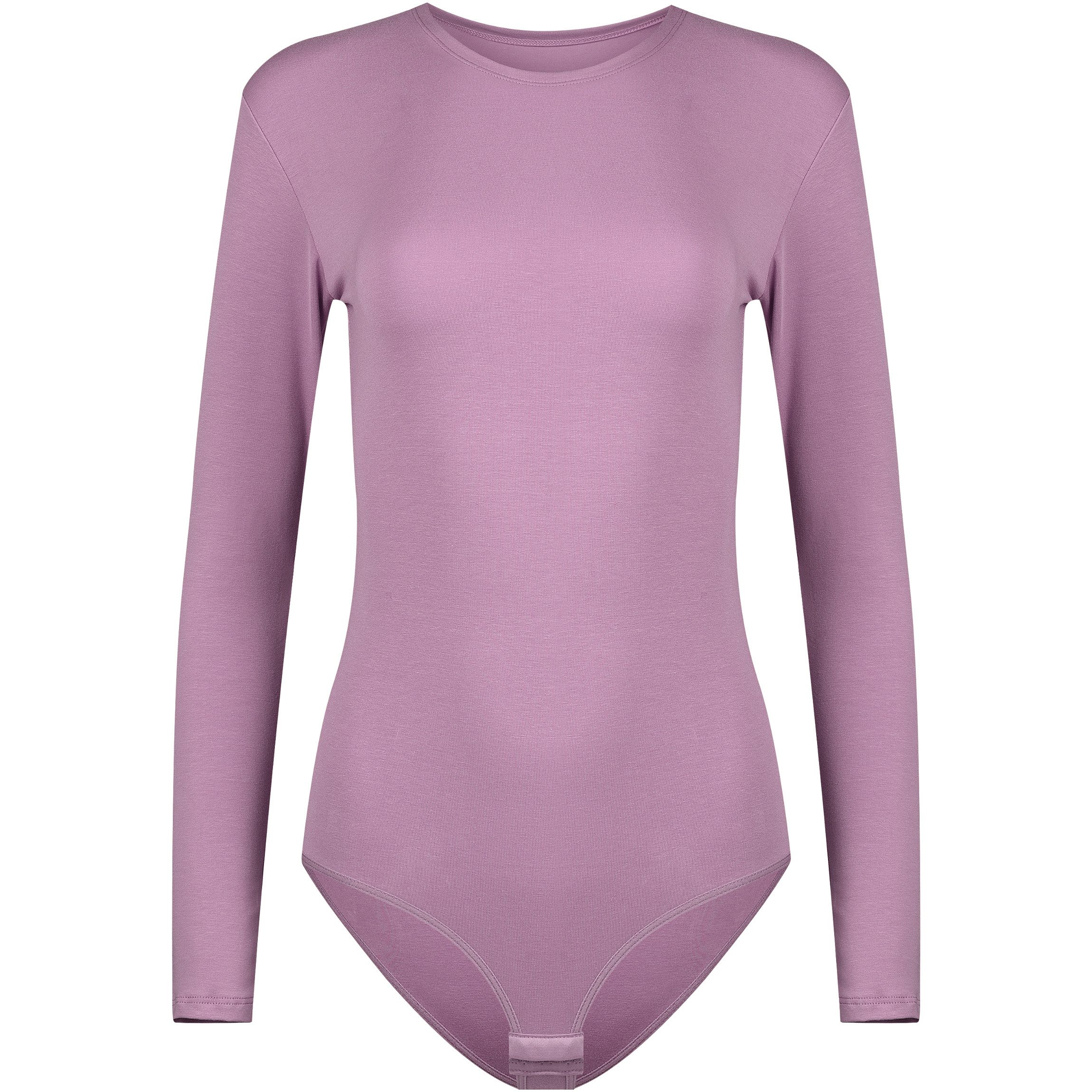 Evoni Body für Damen Langarm Blusenbody mit Rundhals günstig online kaufen