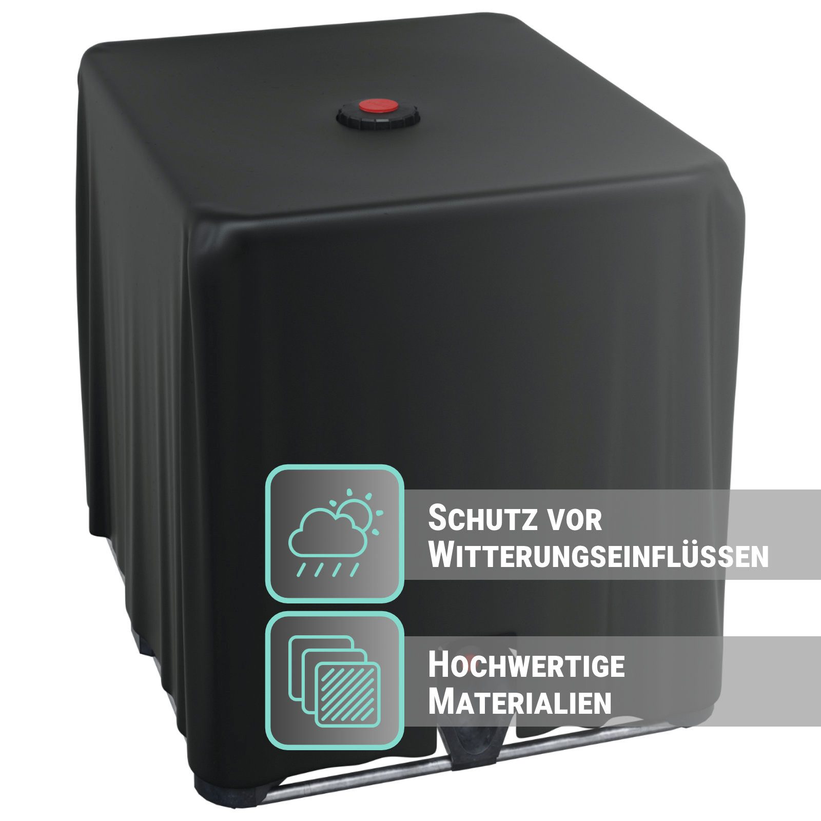 HAGO Gartenmöbel-Schutzhülle IBC Tank Abdeckplane Schutzhülle günstig online kaufen