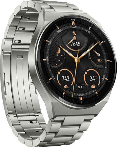 Huawei Watch GT3 Pro 46mm Smartwatch (3,63 cm/1,43 Zoll), 3 Jahre Herstellergarantie