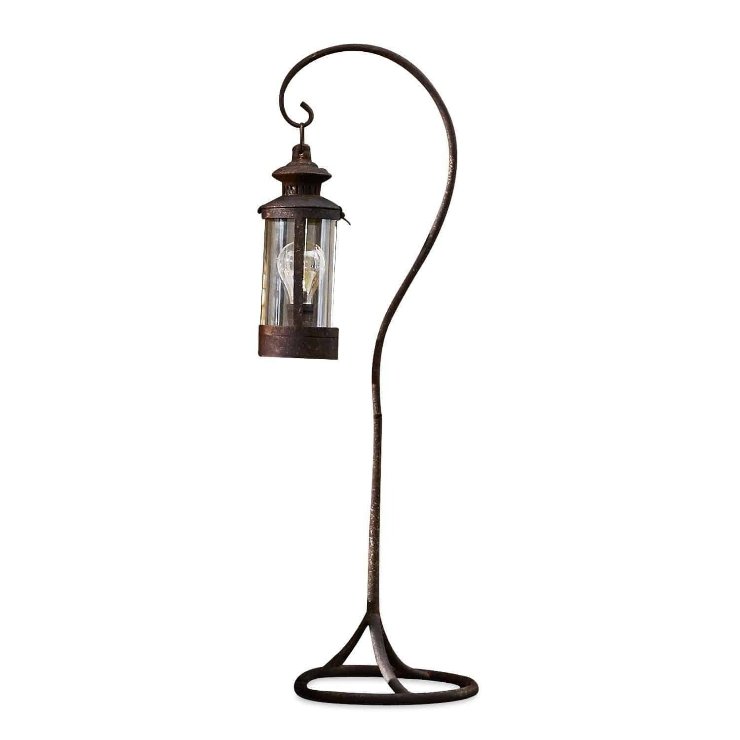LED Laterne LED-Laterne Coryn antikbraun