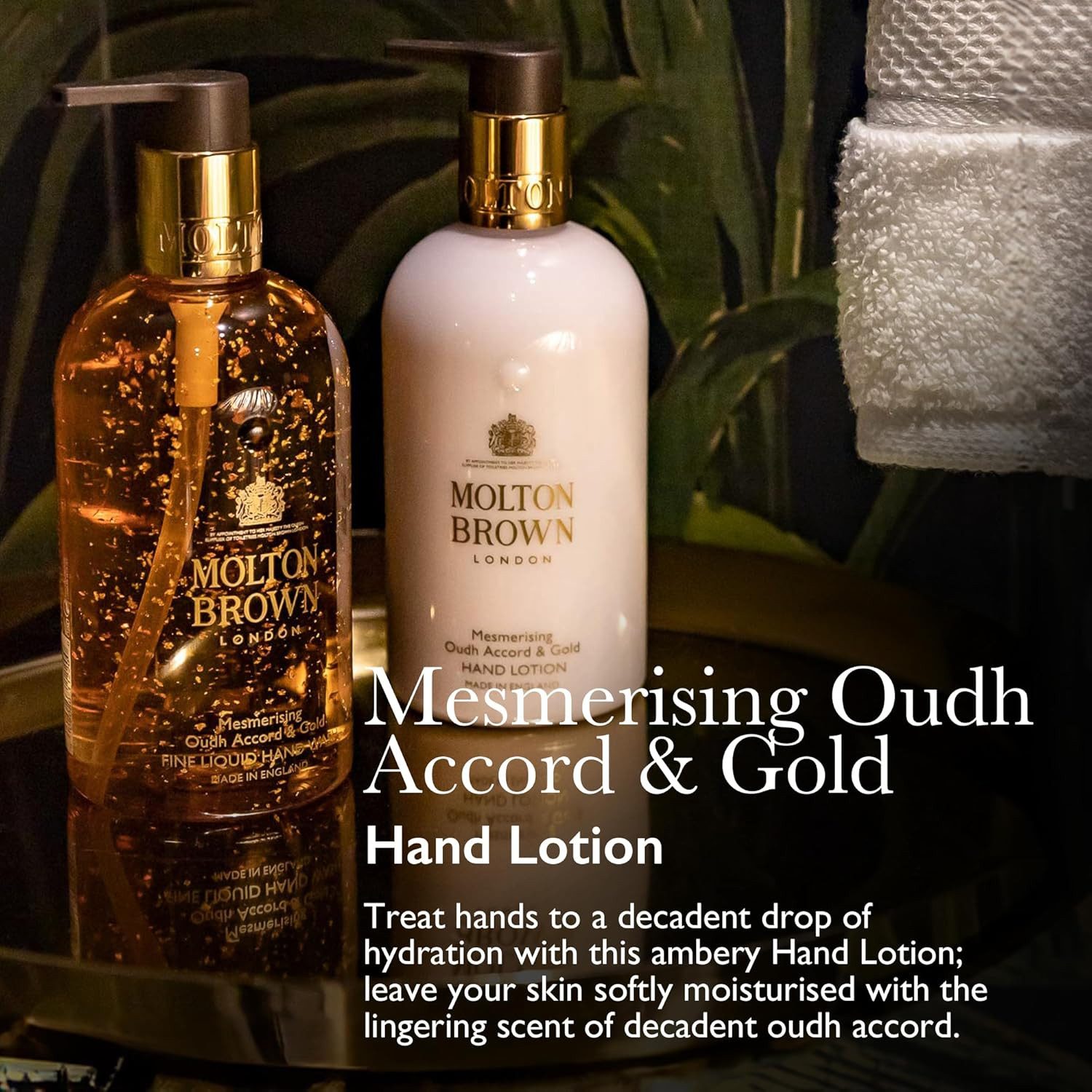 MOLTON BROWN Handlotion Mesmerising Oudh Accord & Gold Handlotion, 300ml, 1-tlg.