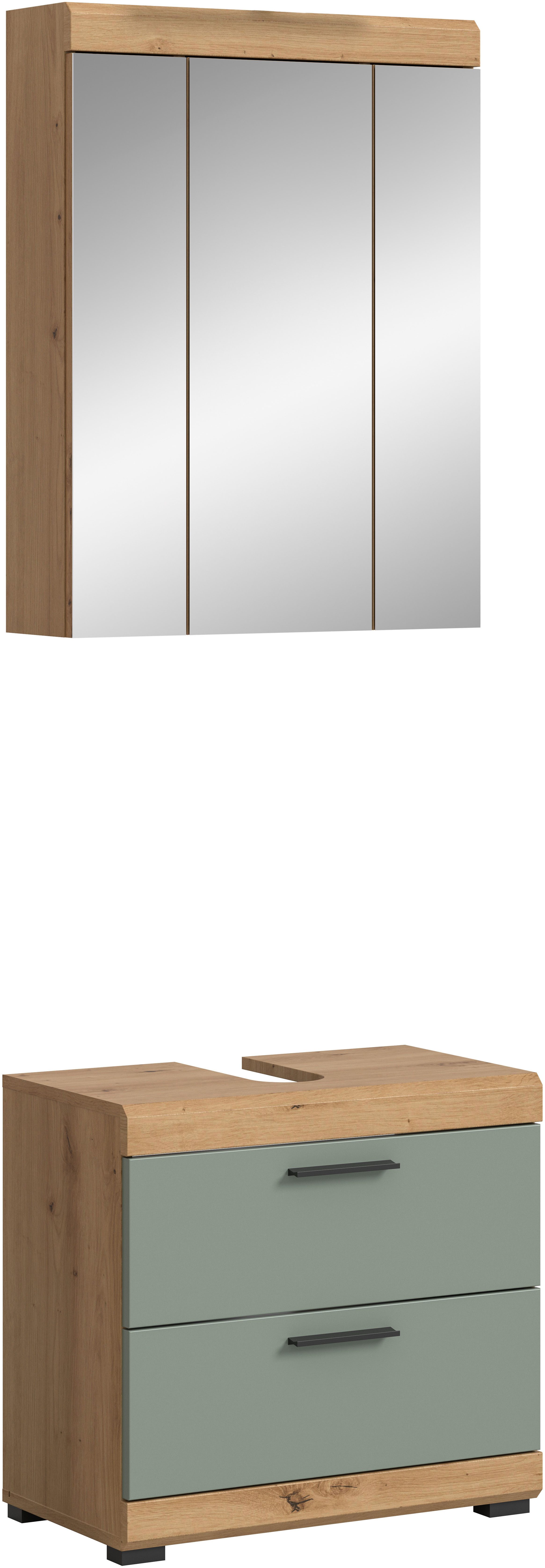 INOSIGN Badmöbel-Set Siena, 2 tlg., bestehend aus: Waschbeckenunterschrank, günstig online kaufen