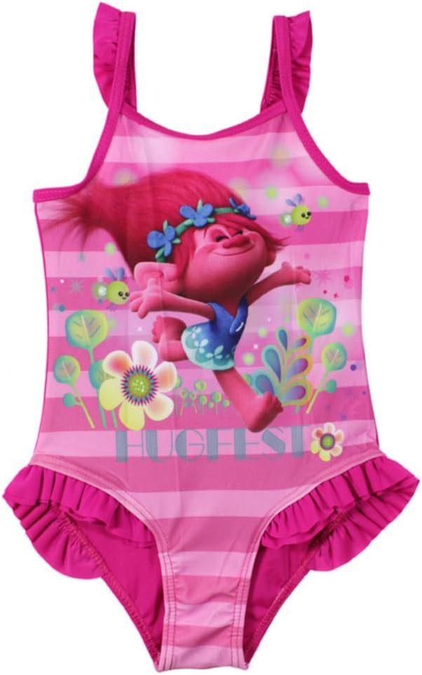 Trolls Badeanzug Trolls Mädchen Badeanzug mit Motiv