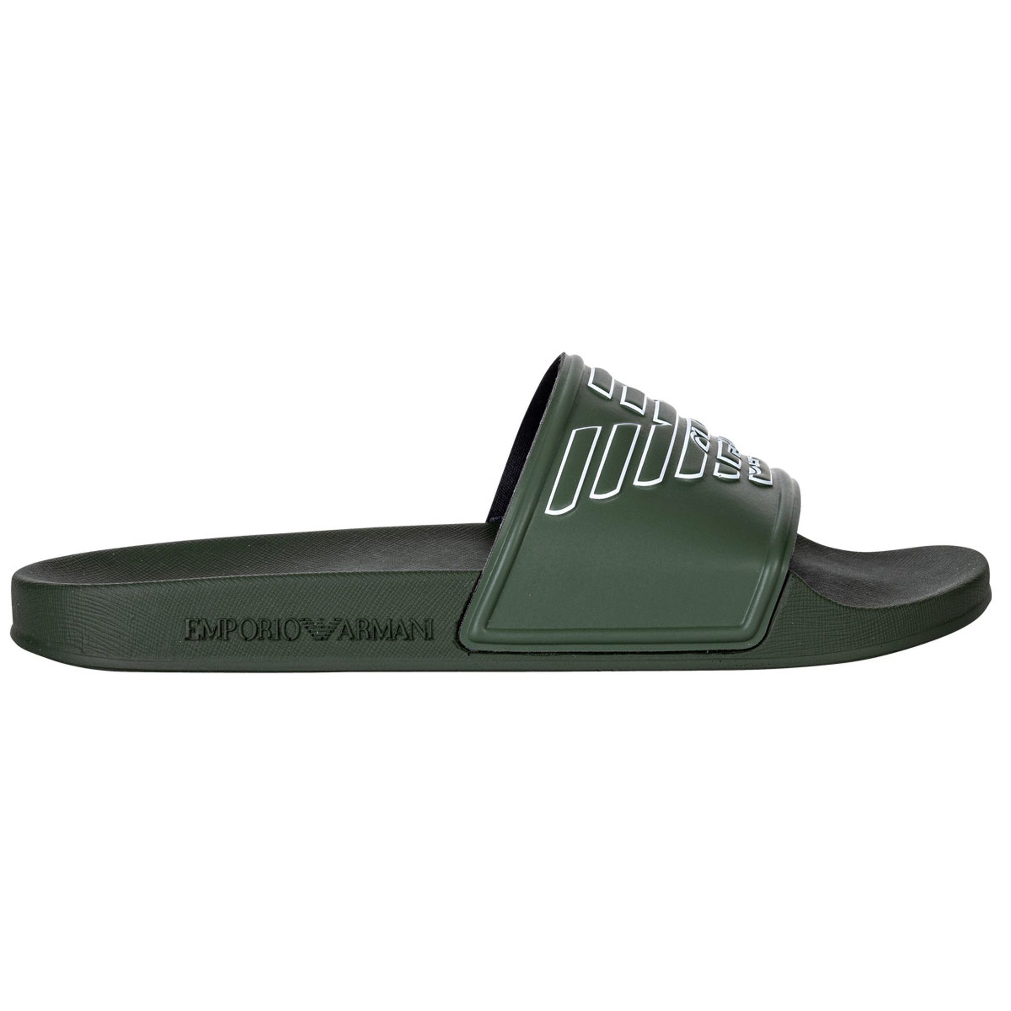 Emporio Armani Herren Badesandale Synthetisch Pantolette