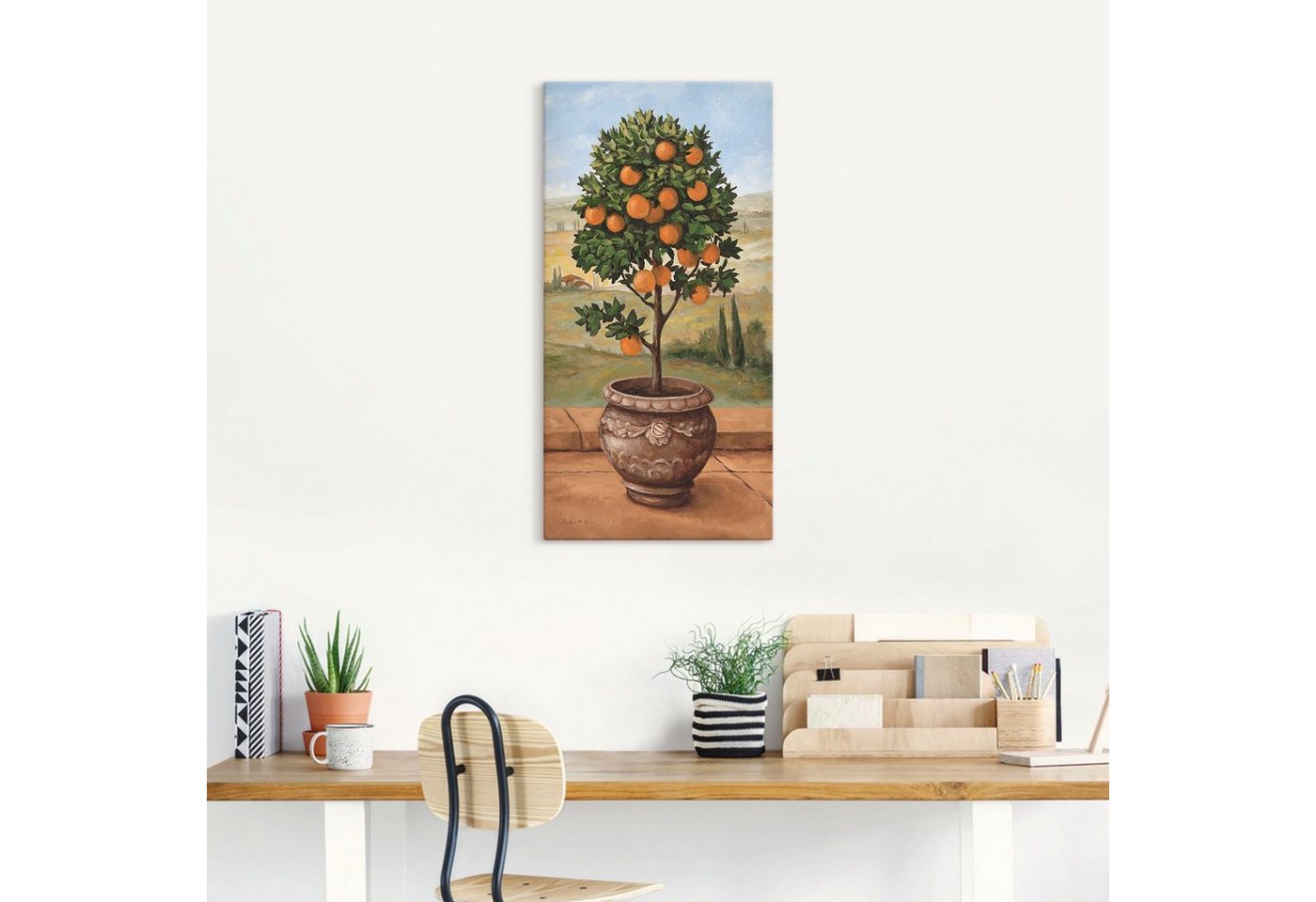 Artland Wandbild »Orangenbaum«, Bäume (1 Stück), in vielen Größen & Produktarten - Alubild / Outdoorbild für den Außenbereich, Leinwandbild, Poster, Wandaufkleber / Wandtattoo auch für Badezimmer geeignet-kaufen