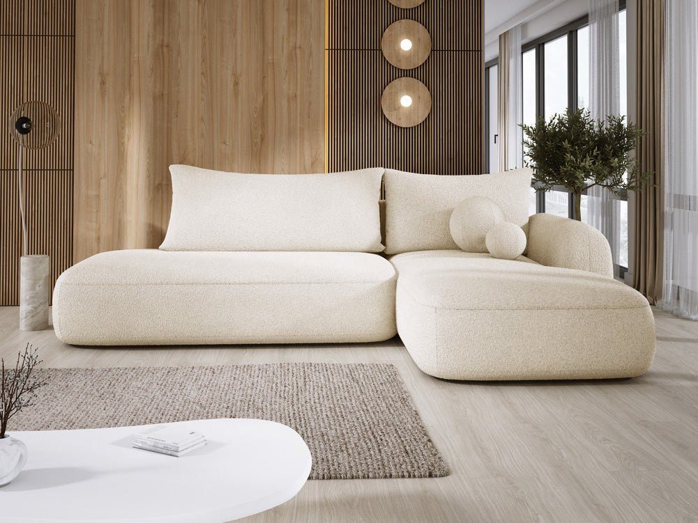 Luxusbetten24 Schlafsofa Designer Sofa Babu Bouclé, günstig online kaufen